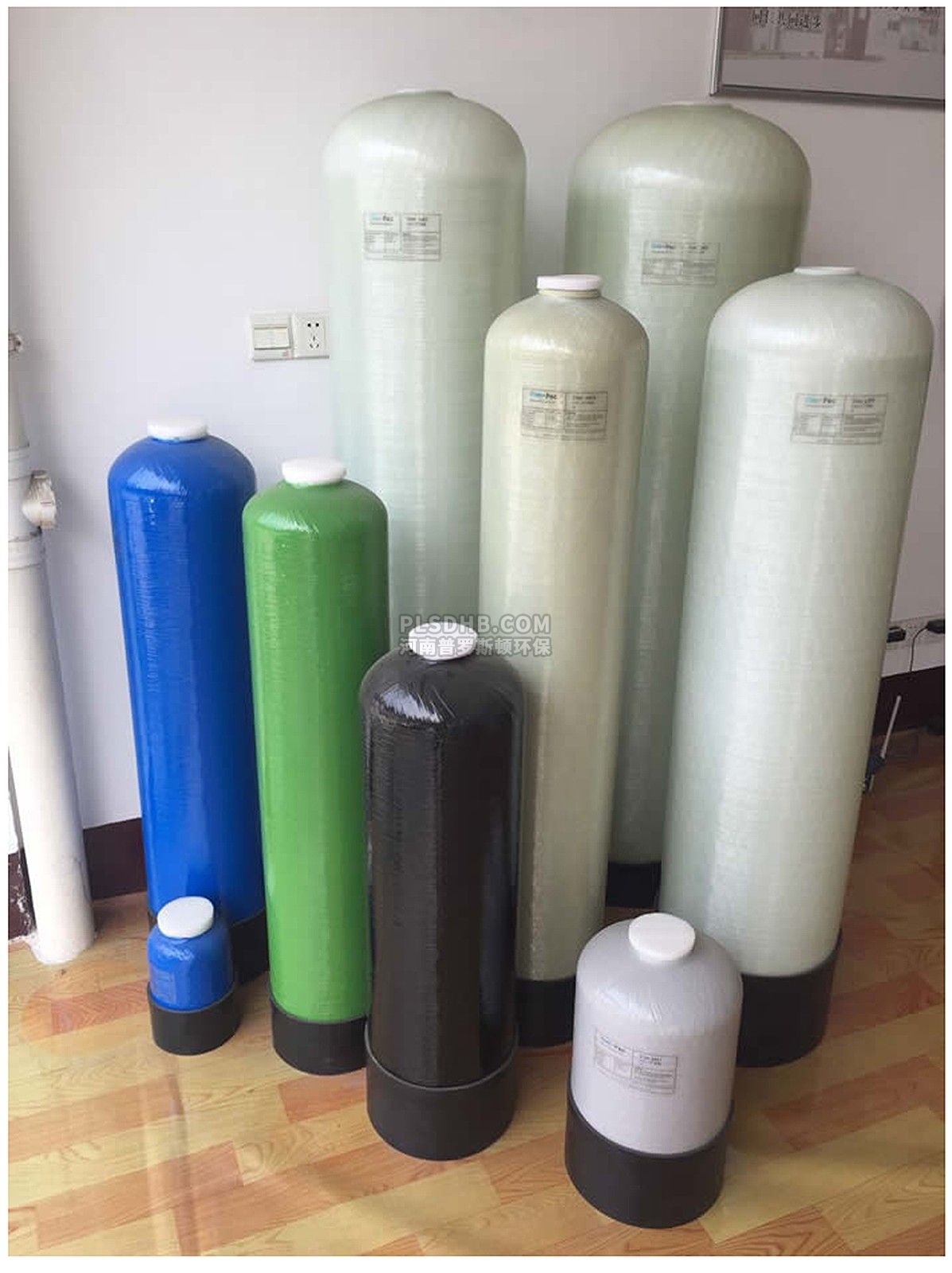 彩色FRP玻璃钢过滤罐软水机配件